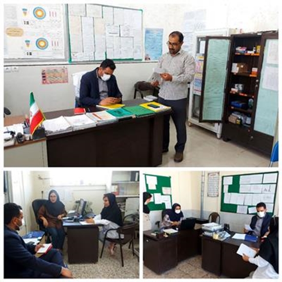 استمرار بازدیدهای ریاست مرکز بهداشت شهرستان ایذه  